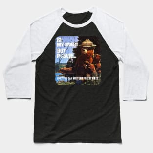 SMOKEY BEAR Baseball T-Shirt